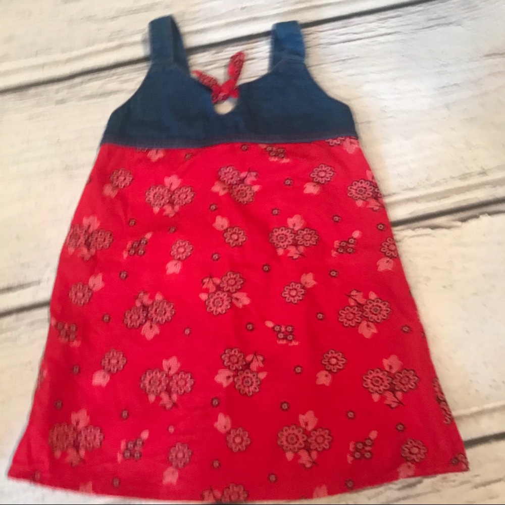 denim and hankerchief Dress